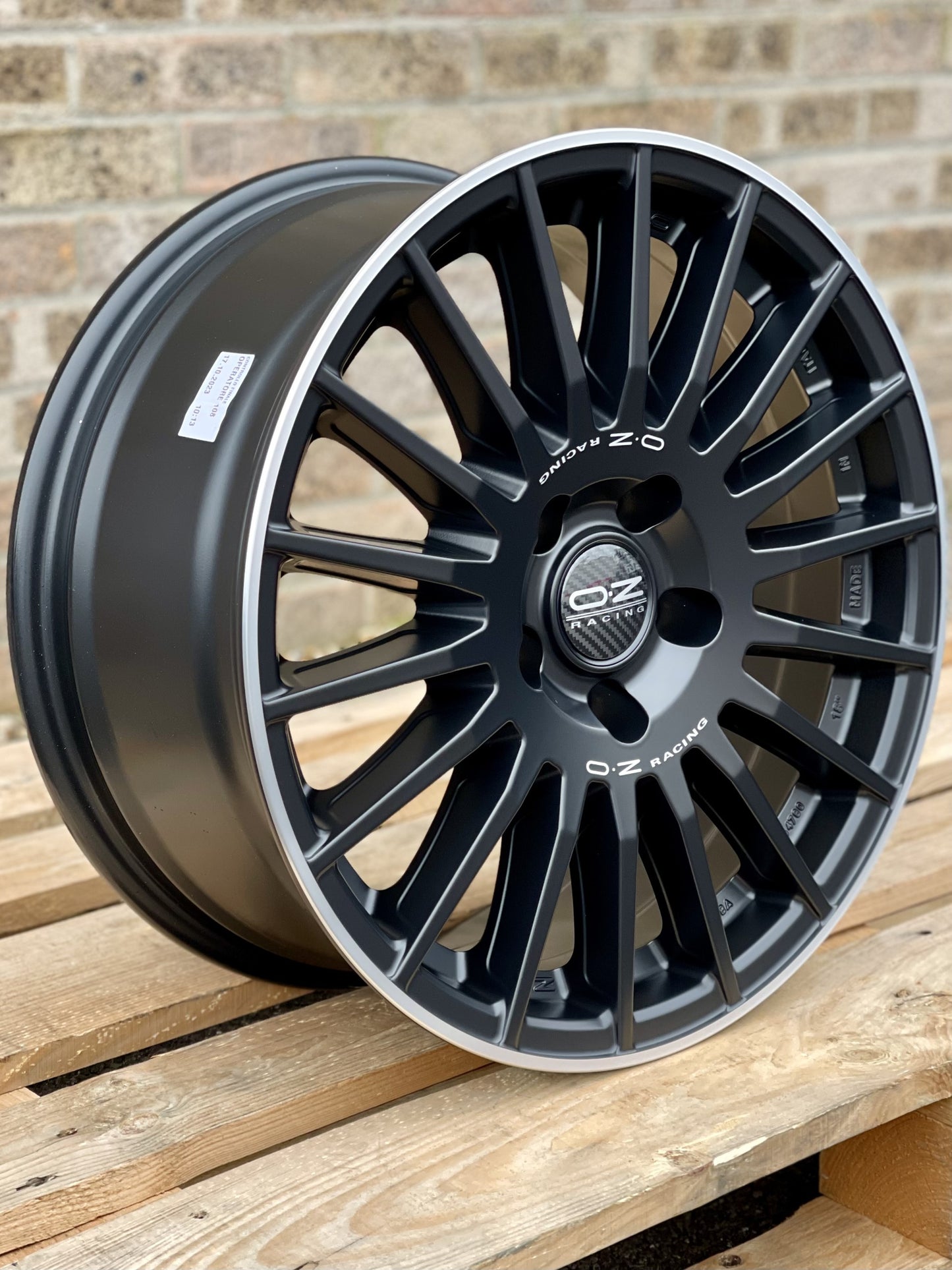 18" Volkswagen Transporter OZ Rally Desert Matt Black Diamond Lip Alloy Wheels