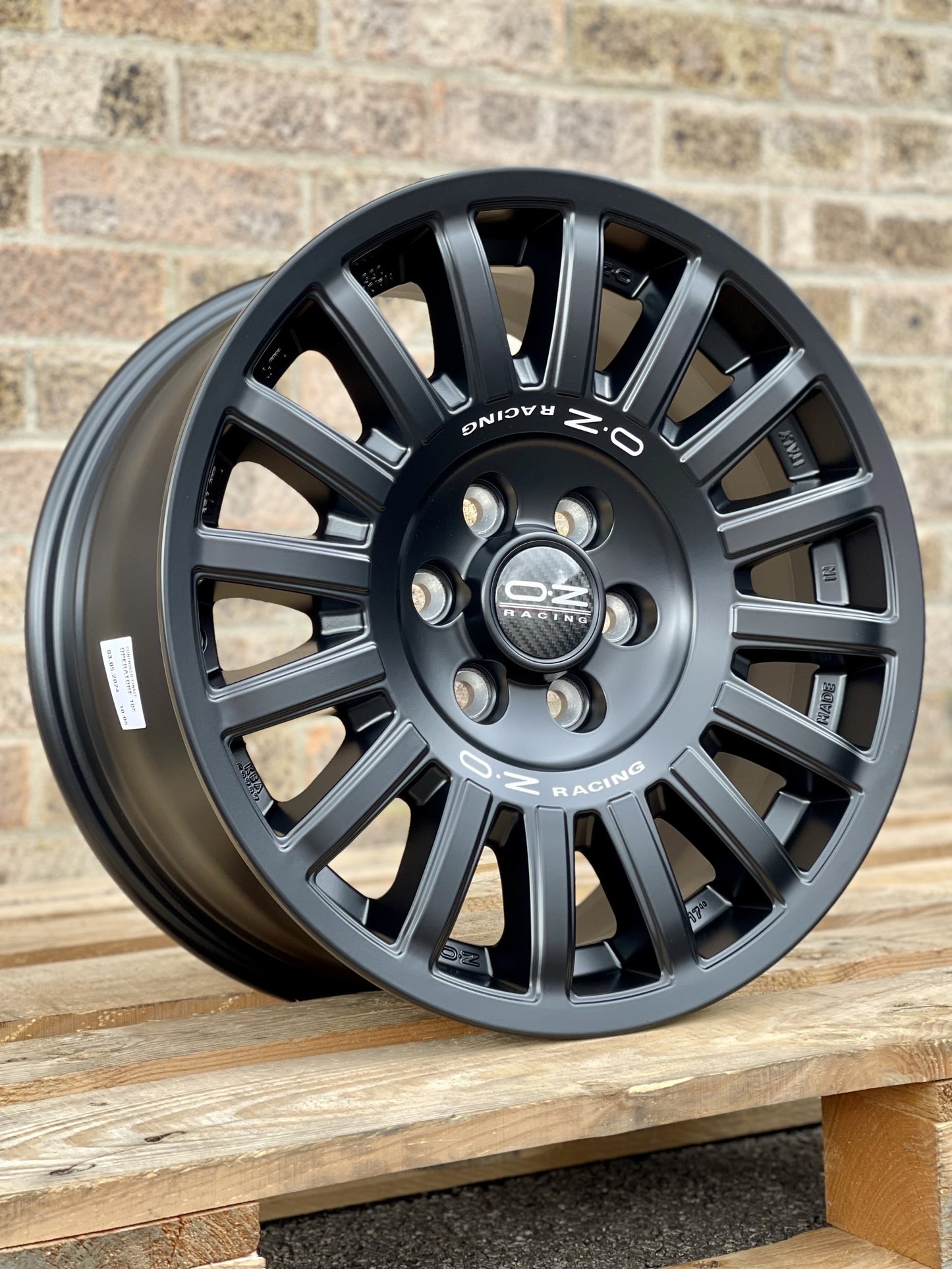 17" Ford Transit Custom 2024 OZ Rally Raid Matt Black