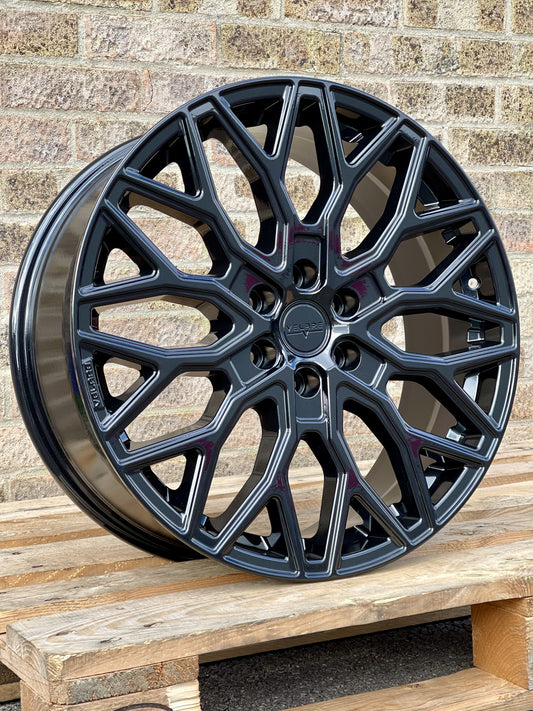 20" Ford Transit Custom Velare VLR 6V Gloss Black Alloy Wheels