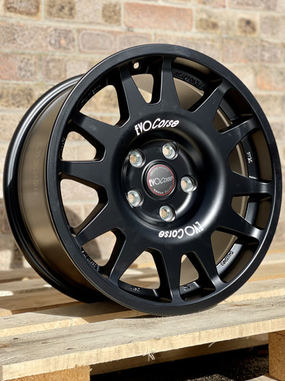 17" Volkswagen Crafter MAN TGE Evo Corse Matt Black Alloy Wheels