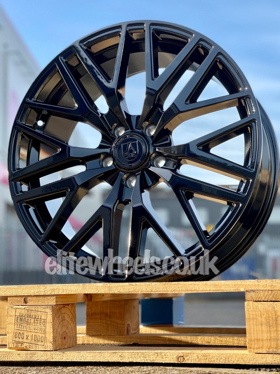 18" Ford Transit Custom 2024 AXE EX30T Gloss Black Alloy Wheels