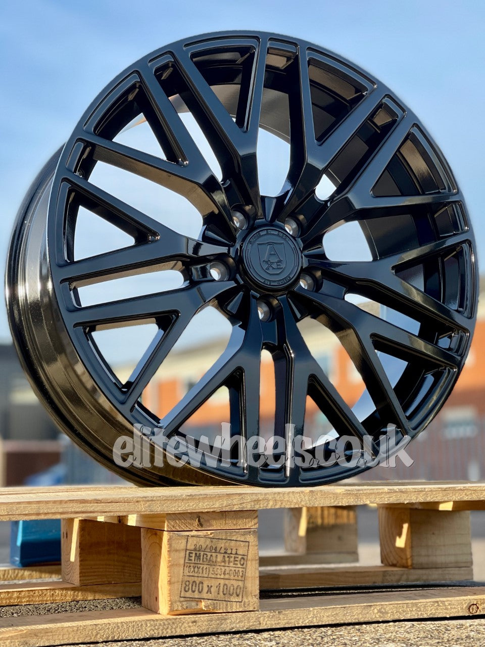 18" Ford Transit Custom 2024 AXE EX30T Gloss Black Alloy Wheels