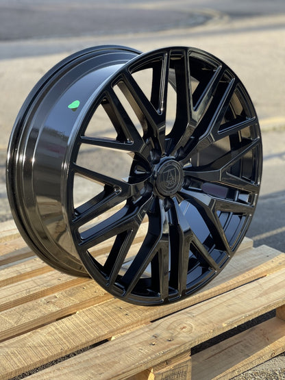 18" Ford Transit Custom 2024 AXE EX30T Gloss Black Alloy Wheels