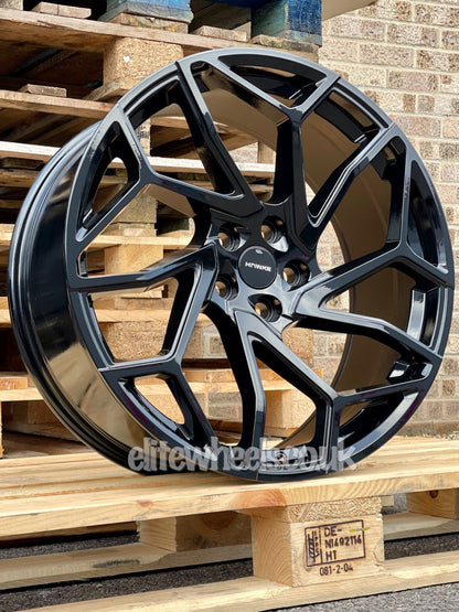 22" Range rover Hawke Khotan Gloss Black Alloy Wheels