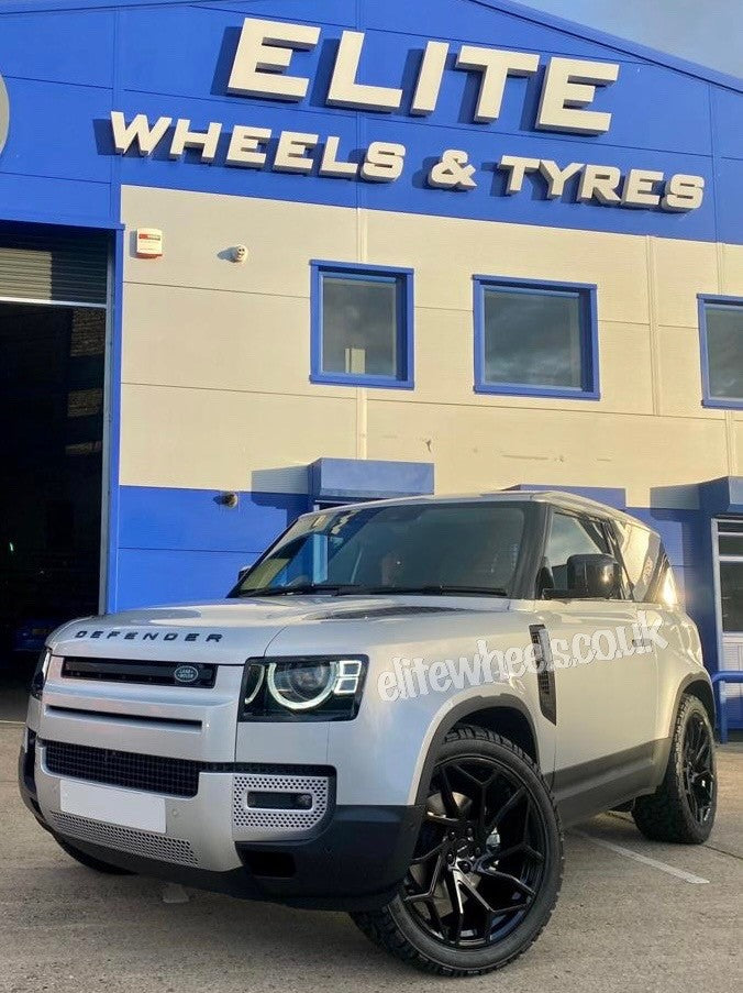 22" Range rover Hawke Khotan Gloss Black Alloy Wheels