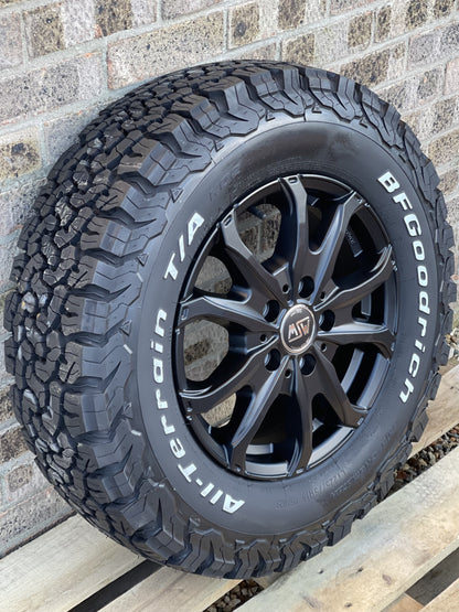 16" Volkswagen Crafter MAN TGE MSW 48 Matt Black Alloy Wheels and BFG Tyres