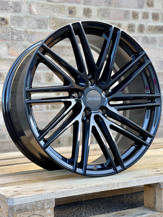 20" Volkswagen Transporter Petrol P1C Gloss Black Alloy Wheels