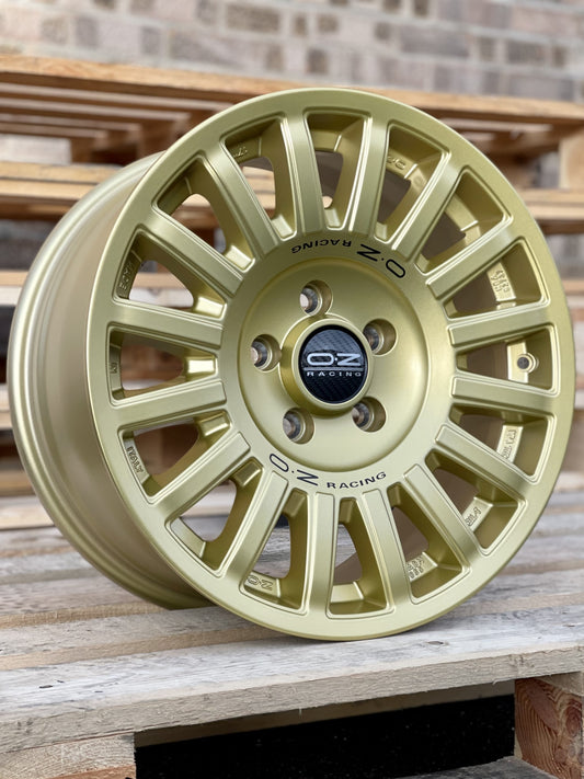 17" Volkswagen Transporter T5 T6 OZ Rally Raid Gold Alloy Wheels