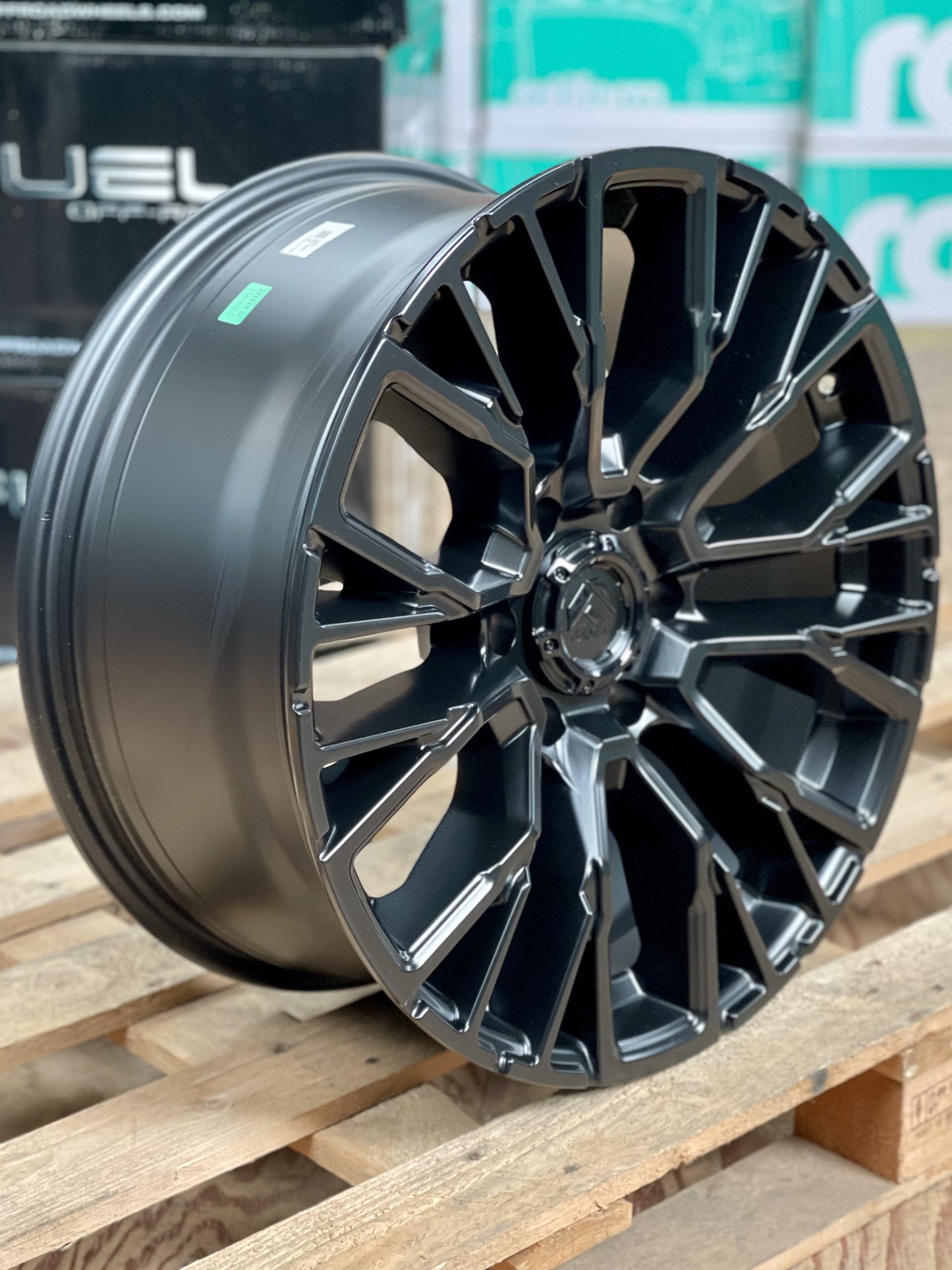 20" Ford Ranger Fuel Rebar Matt Black Alloy Wheels