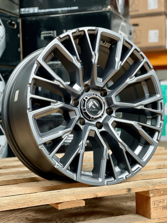 20" Ford Ranger Fuel Rebar Matt Gunmetal Alloy Wheels