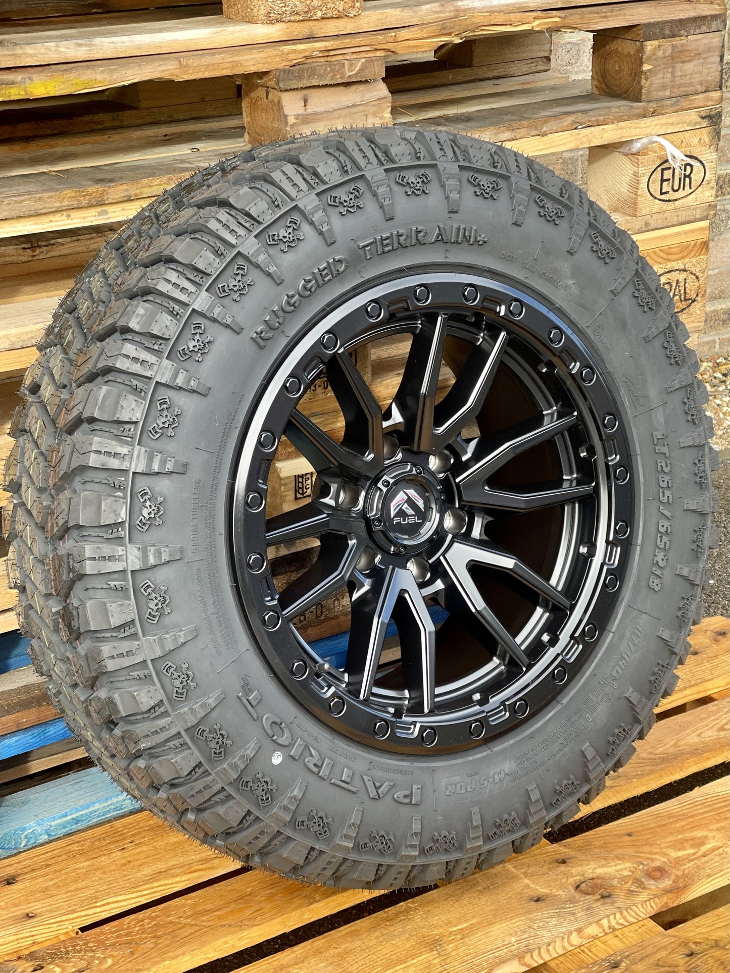 18" Ford Ranger Fuel Rebel Alloy Wheels and RT Tyres