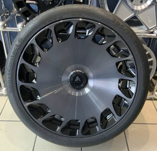 24" ASANTI ARISTOCRAT ALLOY WHEELS & TYRES TO FIT RANGE ROVER L460