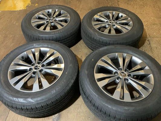 GENUINE MERCEDES  X CLASS 18" ALLOY WHEELS & TYRES WILL ALSO FIT NAVARRA)