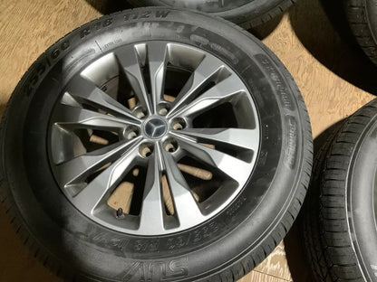 GENUINE MERCEDES  X CLASS 18" ALLOY WHEELS & TYRES WILL ALSO FIT NAVARRA