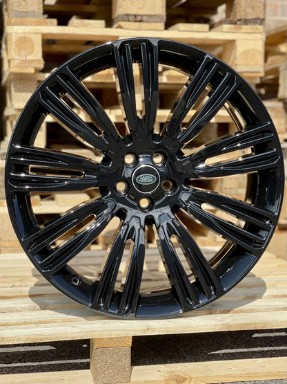 22" Genuine Range Rover Velar Style 9007 Gloss Black Alloy Wheels