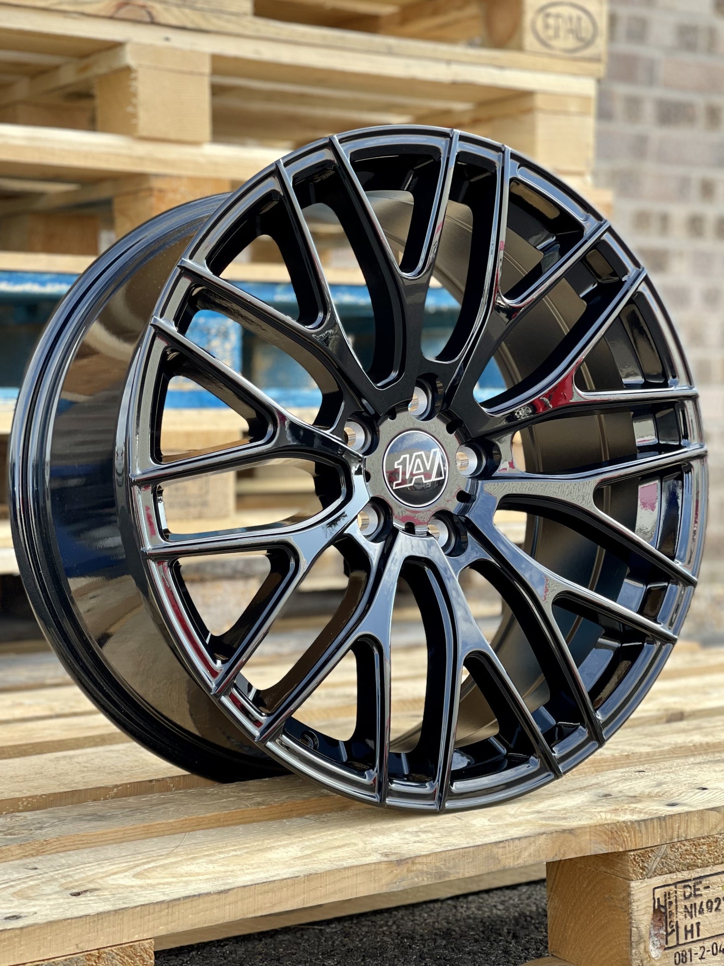 19" Volkswagen Caddy 1AV ZX2 Gloss Black Alloy Wheels