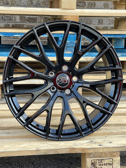 19" Volkswagen Caddy 1AV ZX2 Gloss Black Alloy Wheels