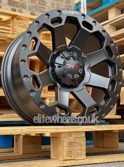 20" Toyota Hilux DV8 Works Concept Matt Black