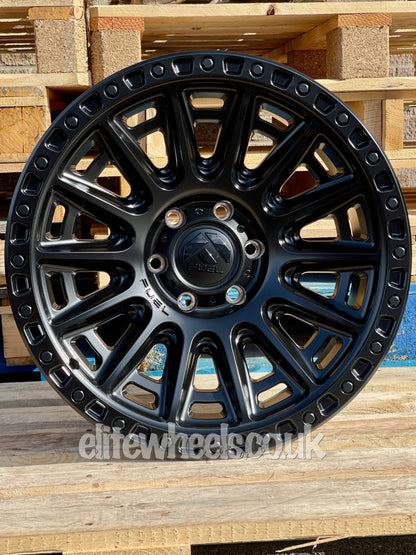 20" Toyota Hilux Fuel Cycle Matt Black Alloy Wheels