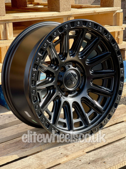 20" Toyota Hilux Fuel Cycle Matt Black Alloy Wheels