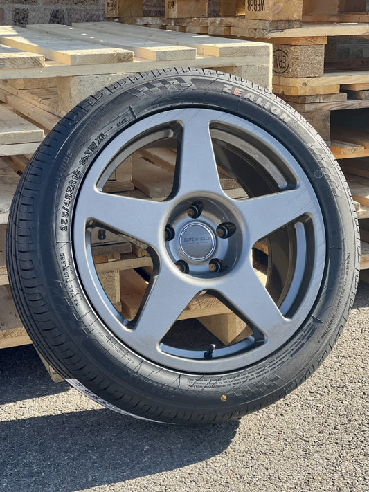 18" Volkswagen T5 T6 Transporter Calibre Five Alloy Wheels and Tyres