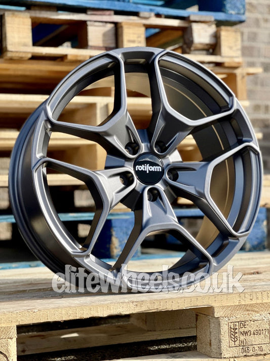 19" Volkswagen Caddy Rotiform HUR Anthracite Alloy Wheels