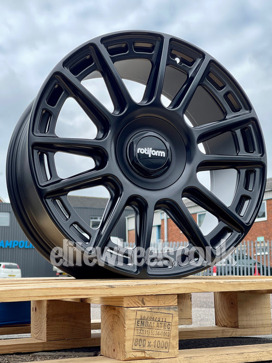 19" Volkswagen Caddy Rotiform OZR Matt Black