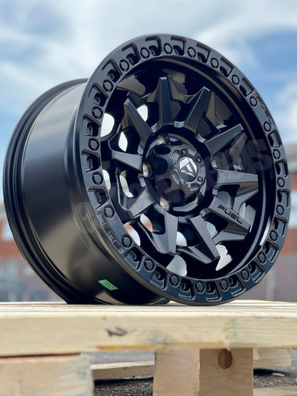 17" Volkswagen Transporter Fuel Covert Black Alloy Wheel