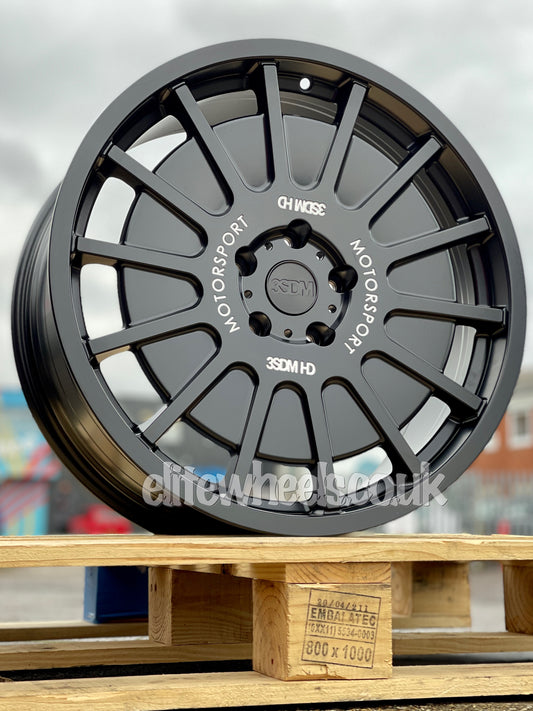 20" Volkswagen Transporter T5 T6 3SDM 0.66 Matt Black