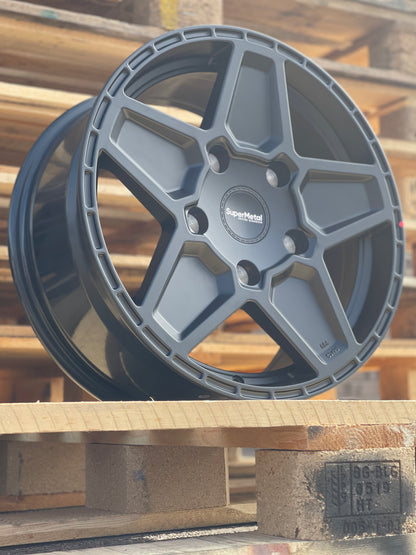 18" Ford Transit Custom Supermetal Rocket Matt Black