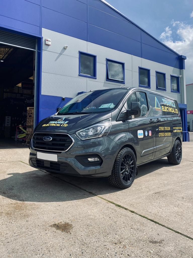 18" Ford Transit Custom Calibre T Sport Matt Black Alloy Wheels