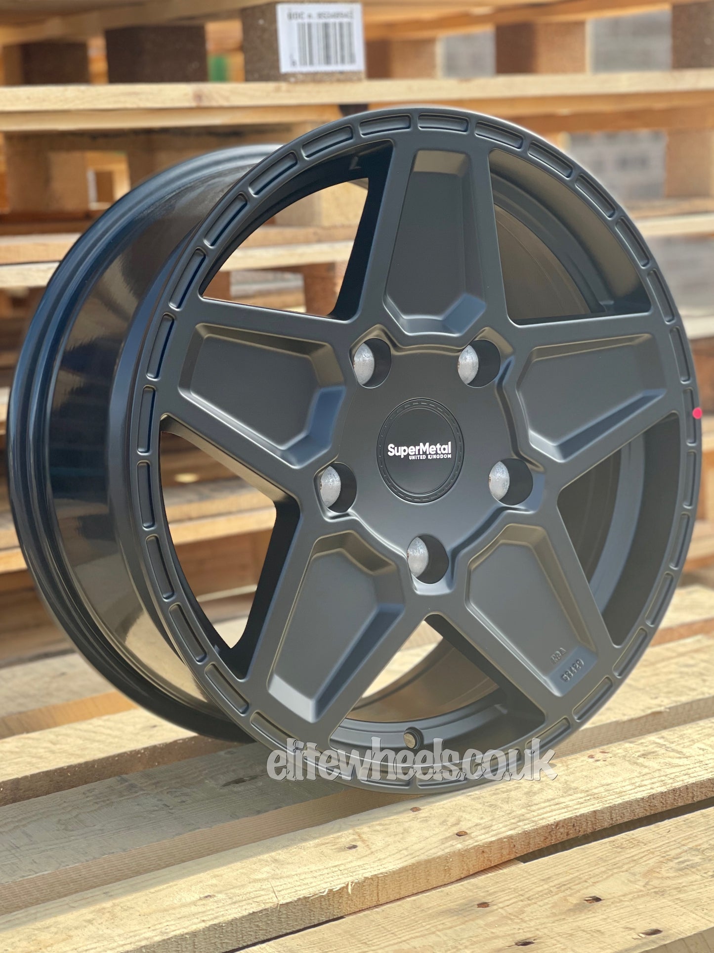 18" Ford Transit Custom Supermetal Rocket Matt Black