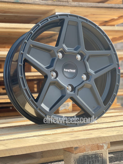 18" Ford Transit Custom Supermetal Rocket Matt Black