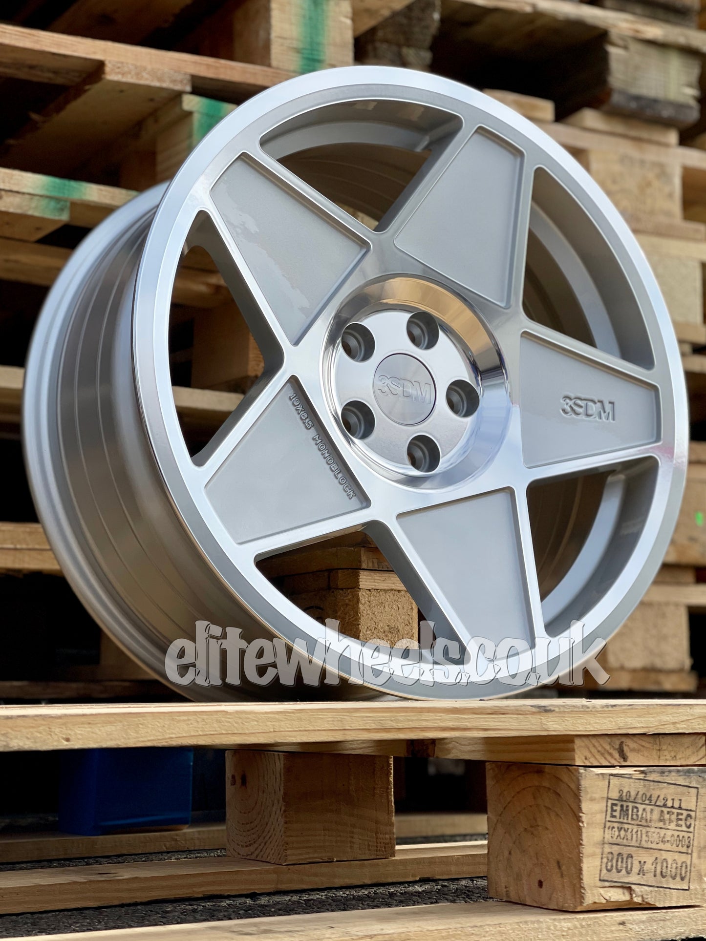 19" Volkswagen Golf Audi A3 3SDM Alloy Wheels - 0.05 Silver Cut