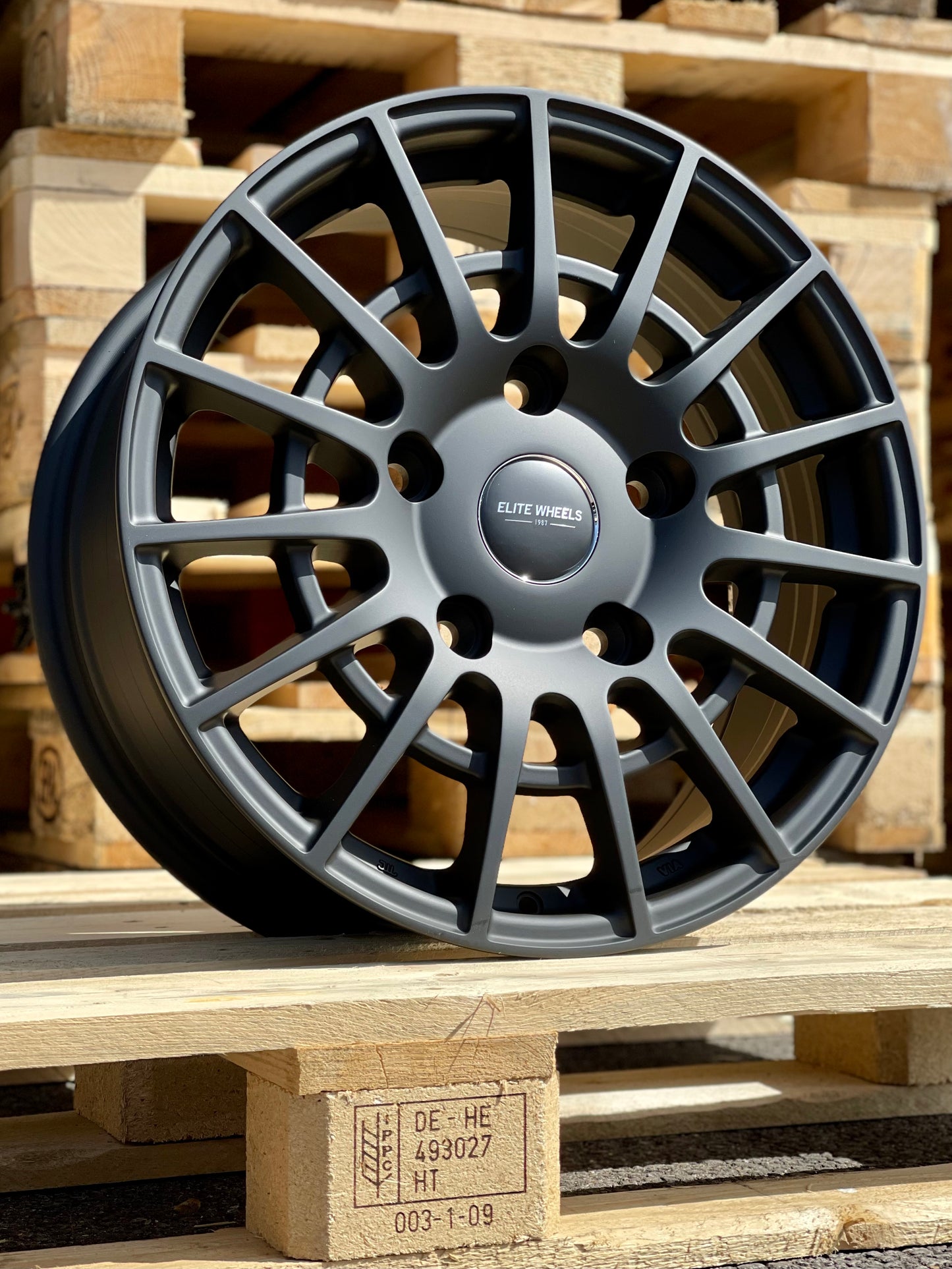 18" Ford Transit Custom Calibre T Sport Matt Black Alloy Wheels