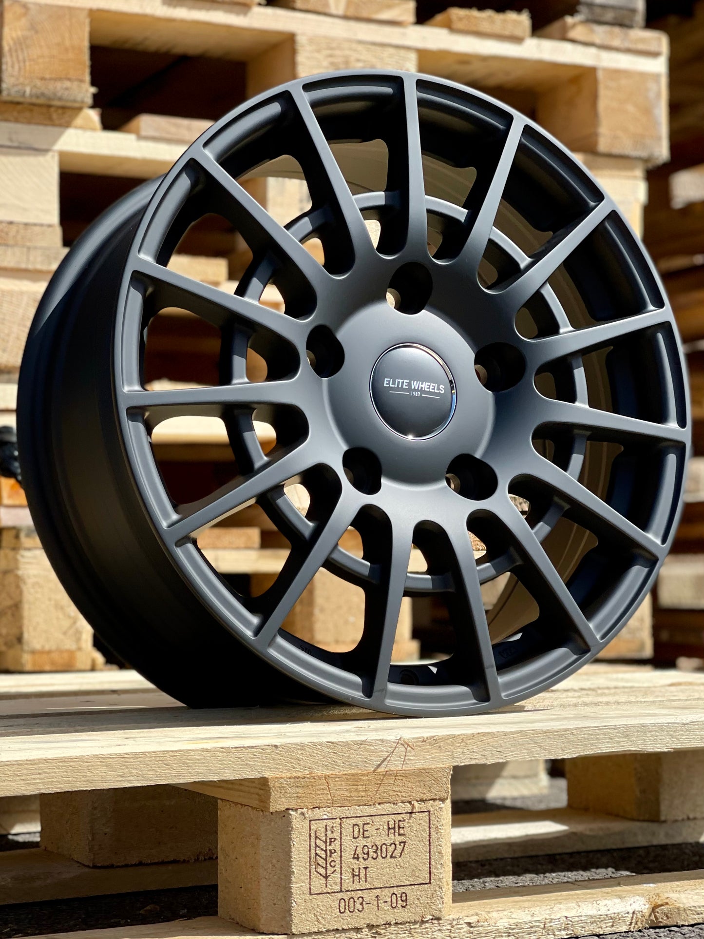 18" Ford Transit Custom Calibre T Sport Matt Black Alloy Wheels