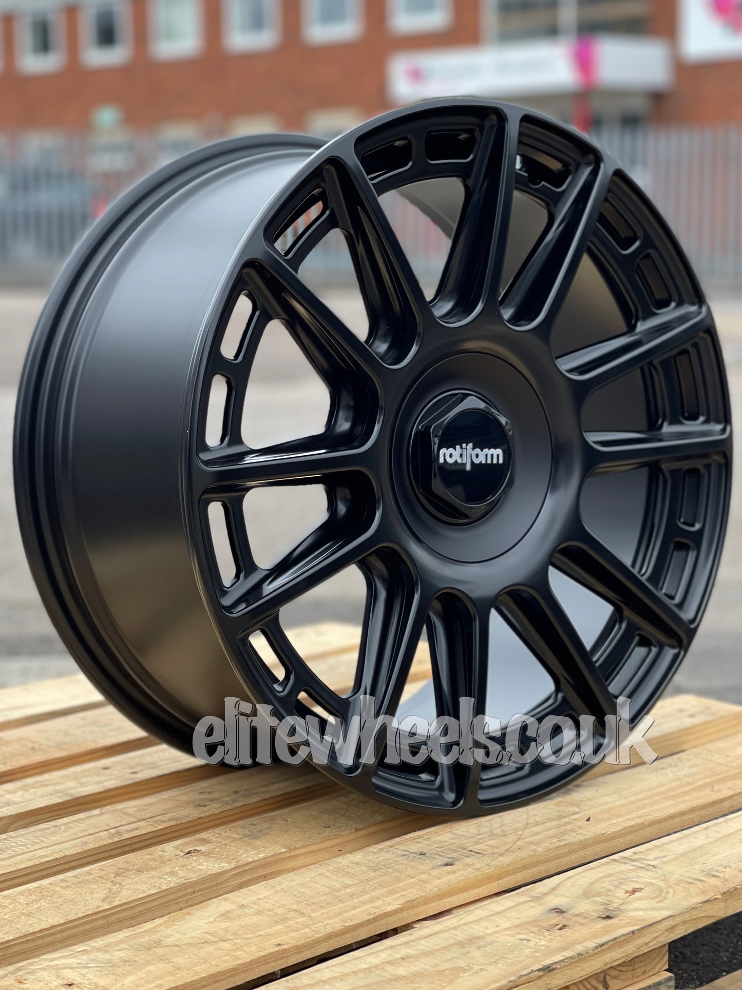 19" Volkswagen Golf Rotiform OZR Matt Black 5X112 5X100 Alloy Wheel