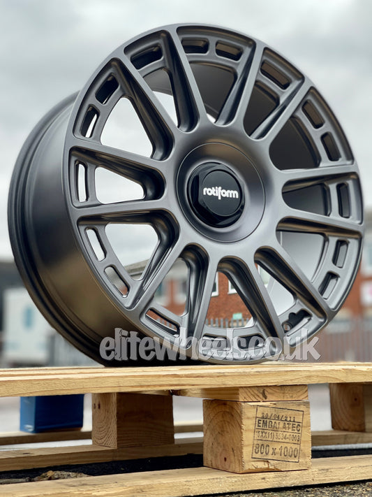 19" Volkswagen Transporter T5 T6 Rotiform OZR Grey Alloy Wheel