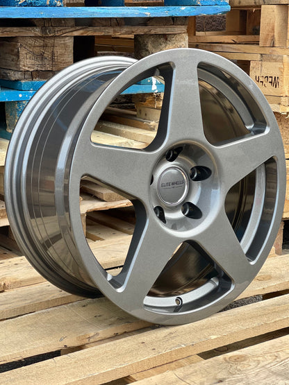 VW Transporter 18" Calibre Five Gloss Gunmetal Alloy Wheels