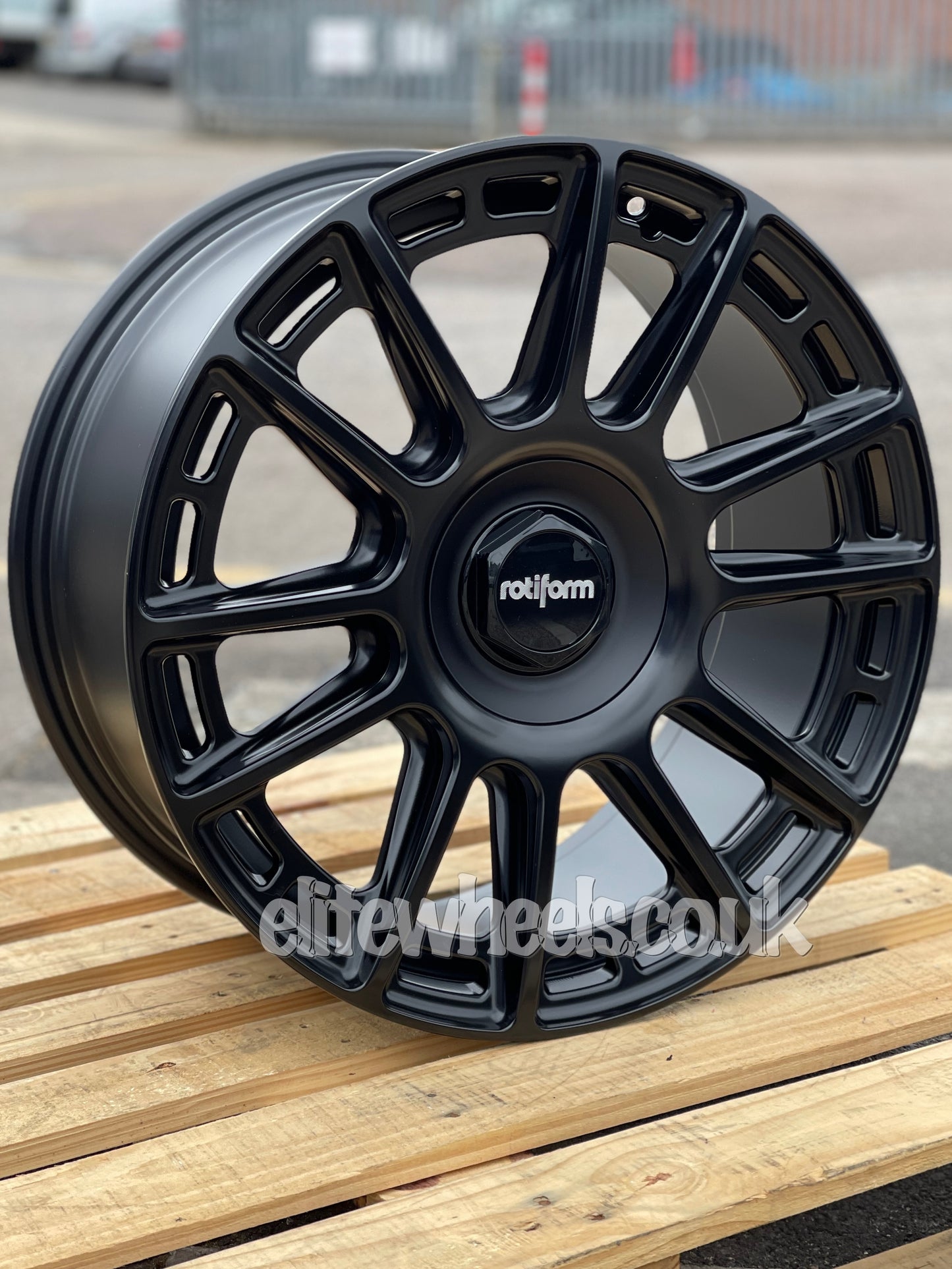 19" Volkswagen Golf Rotiform OZR Matt Black 5X112 5X100 Alloy Wheel