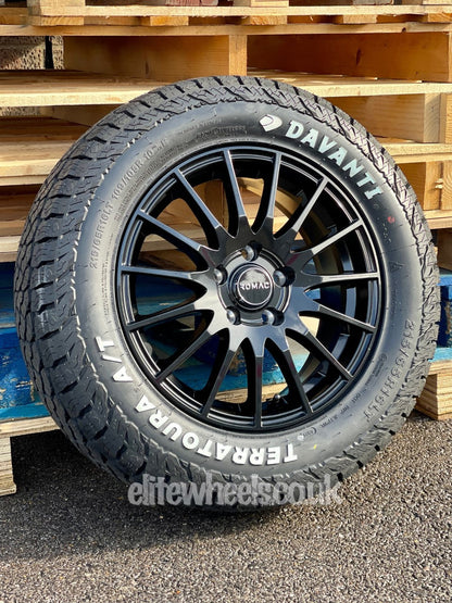 Ford Transit Connect 16"  Romac Pulse Alloy Wheels and All Terrain Tyres