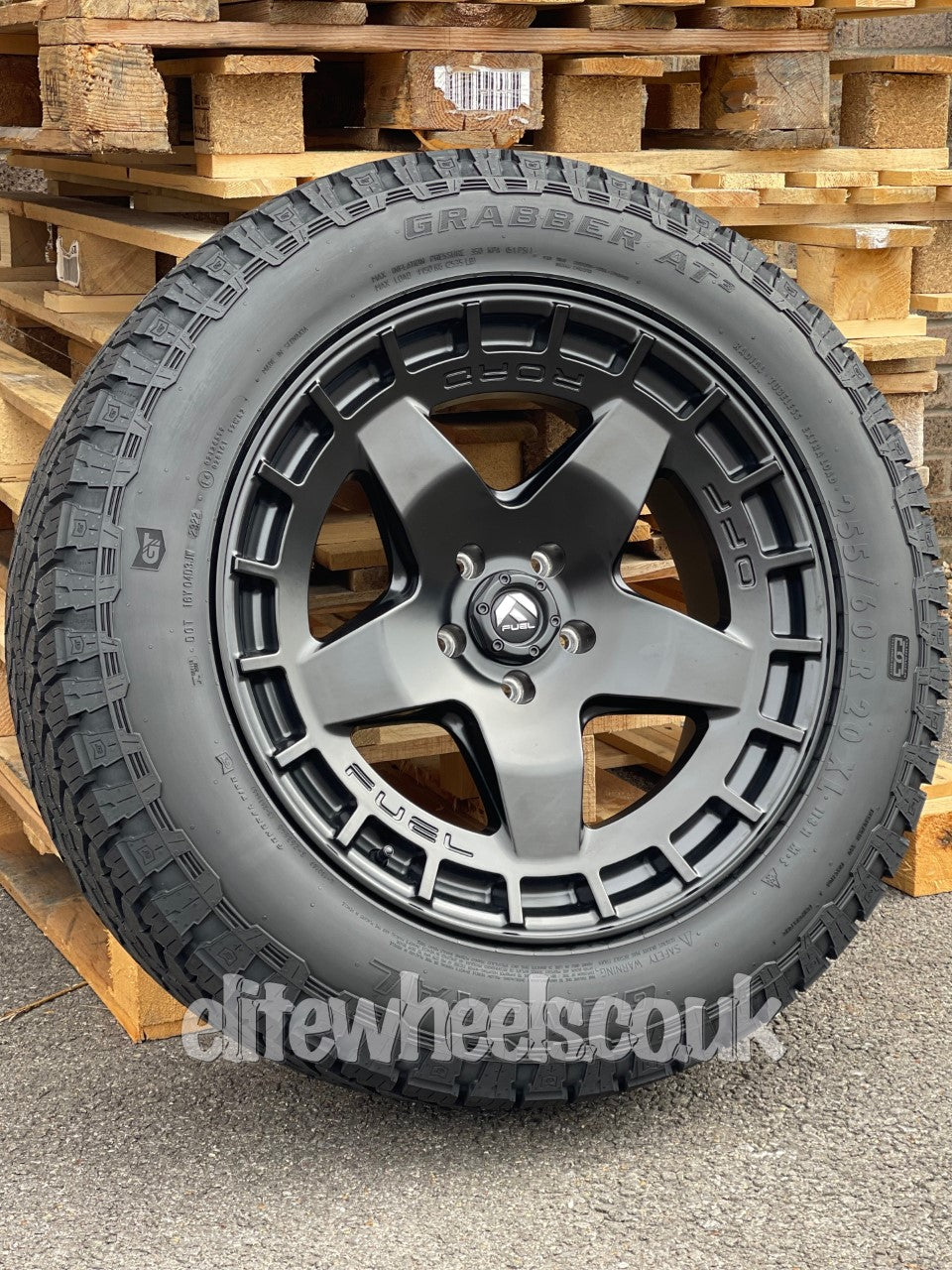 20" Land Rover Defender L663 Fuel Warp Alloy x5 Wheels and x5 Tyres