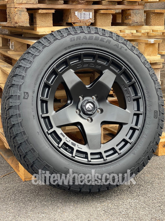 20" Land Rover Defender L663 Fuel Warp Alloy x5 Wheels and x5 Tyres