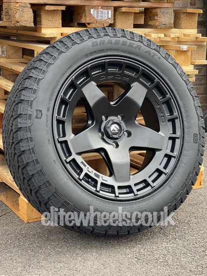 20" Land Rover Defender L663 Fuel Warp Alloy x5 Wheels and x5 Tyres