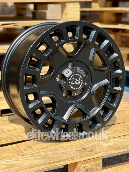 17" Volkswagen Transporter Black Rhino York Alloy Wheels