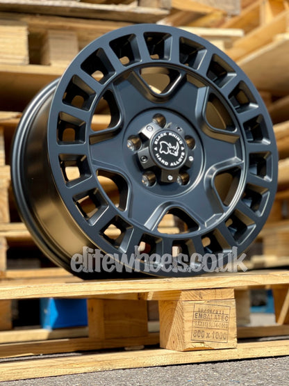 17" Volkswagen Transporter Black Rhino York Alloy Wheels