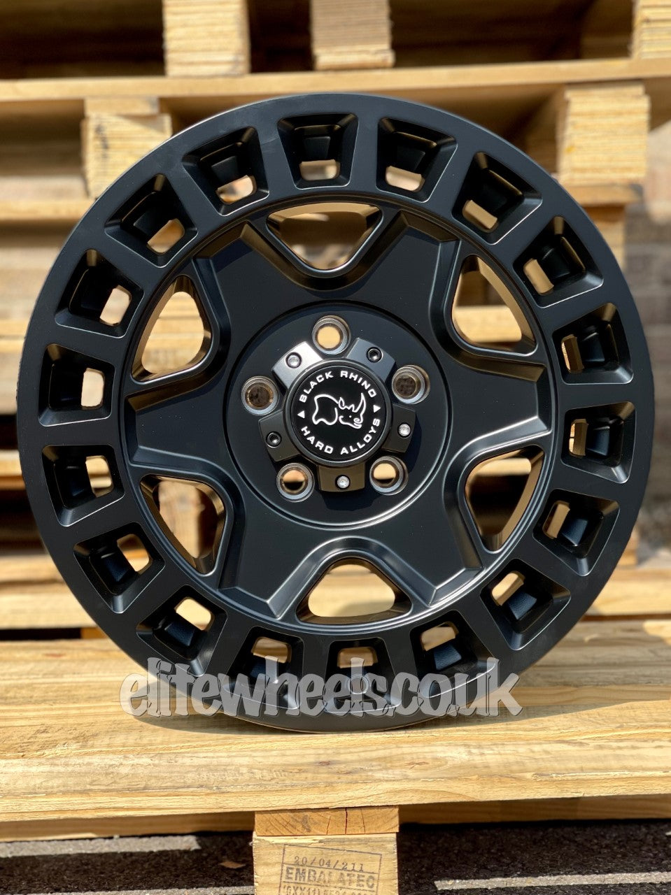 17" Volkswagen Transporter Black Rhino York Alloy Wheels